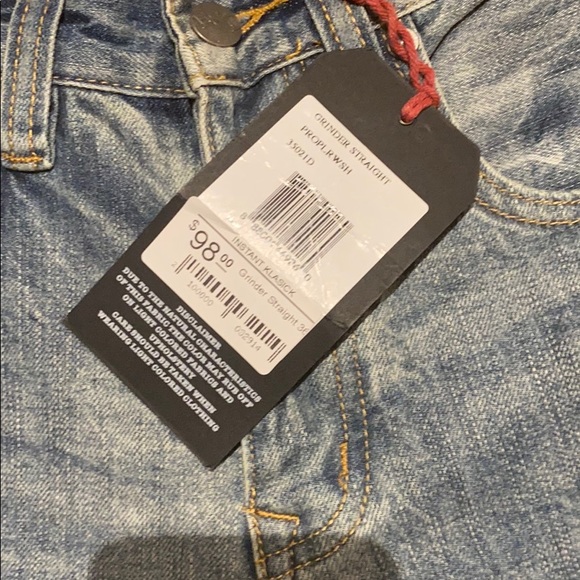 Raw and Dirty Grinder Strait Jeans - Picture 2 of 3